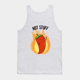 Hot Stuff Cute Chili Pun Tank Top